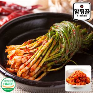 [함평골김치] 감칠맛이 풍부한 전라도 파김치1kg+깍두기1kg