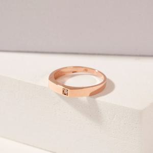 [GB] 데일리 큐빅 포인트 18k GOLD 반지 LRS22006G
