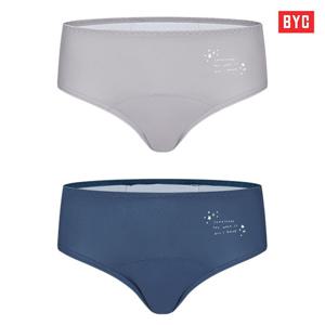 BYC 더안심 미디 위생팬티 2매입 / 샘방지가 더 강화된 안심 위