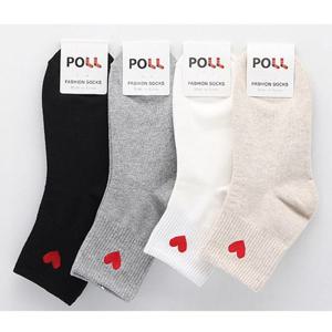 여자 패션양말(하트) 3켤레
