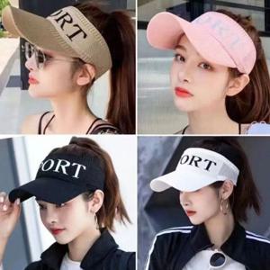 은창스포츠 레터링 밴딩 선캡 썬캡 모자 여름 밀집