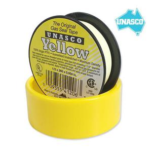 Unasco 유나스코 옐로우 Gas 테프론 나사씰 테이프