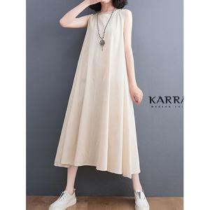 [카라]KARRA (77까지)민소매에이라인원피스_A4M0023