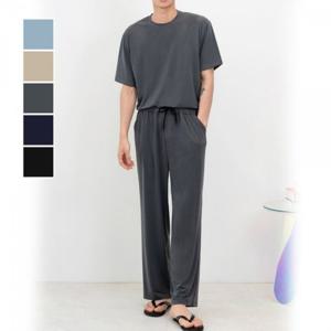 [모로엠] 반팔티 밴딩 일자바지 남성 세트 DMS-SETA-Q2829290