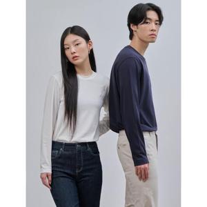 [빈폴멘] [Essential] 수피마코튼 라운드넥 티셔츠 - 화이트 (BC4741E021)
