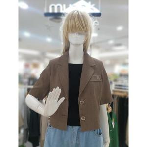 무자크 세이브존09 24S/S 테일러드카라 스판짱짱 숏 캐주얼 재킷 MO5WJK01