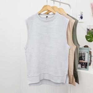 [지지배제이] 데이즈 코튼 언발조끼 /z10378