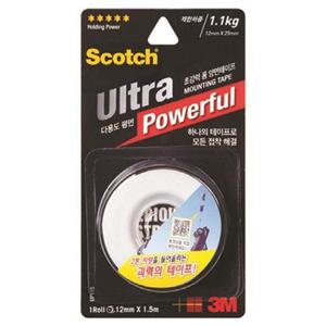 3M 스카치 초강력 폼 양면테이프 다용도 평면용 UP115