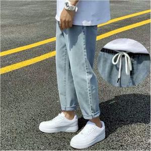 GWM0141 청바지 밴딩 허벅돼 9부 청바지