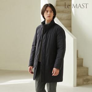 [맨잇슈트]맨잇슈트 가벼운 프리미엄 구스다운 그레이 스판 코트 점퍼