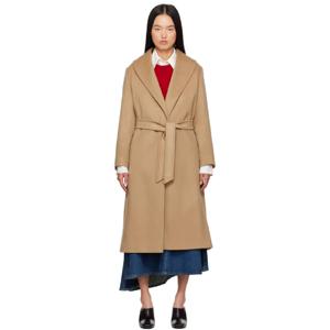 25 FW 막스마라 여성 탠 로리아나 코트 242118F059101