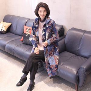 [쉬즈마담]J31622 베르체 누비플리츠 항아리 코트 50대 엄마옷