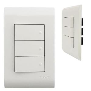 코텍 고급스위치(3구 1로) K-5358 전기 커버교체 단로