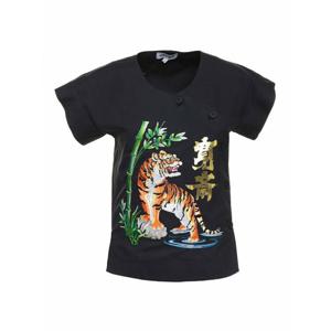 [KENZO] 라프리마 여성 셔츠 타이거 기모노 티셔츠 FB52CH0339KE99 블랙 /8