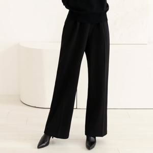 [바네사빈] 기모합포대박스판 와이드 슬랙스 바지 팬츠 v00985