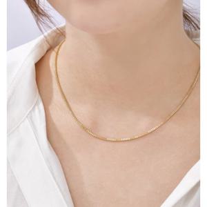 미니골드 14K 볼각 체인 목걸이- 1.5mm NFES4001