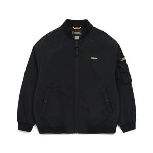 내셔널지오그래픽 키즈 K241UPD030 항공 패딩 점퍼 CARBONBLACK