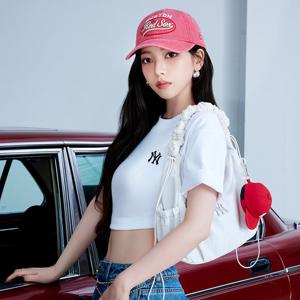 [MLB공식] [카리나 착장] 베이직 애슬레져 호보백 NY (Cream) 3ABQA015N-50CRS