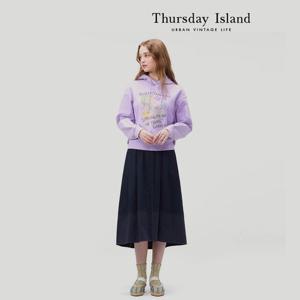 [써스데이아일랜드]후드 스셔츠(T232MST131W)