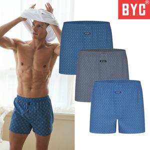 무료배송 BYC 남성 팬티 베이직 60수 순면 트렁크 3매