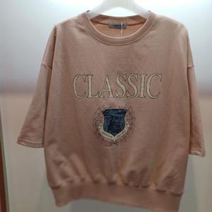 Destijl HC06 국내생산 3도 클래식 7부 맨투맨 반팔 라운드 면티셔츠 D2521ts03O