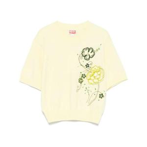 겐조 반팔 티셔츠 FF52PU4953CS 38 Yellow