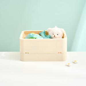 [모던하우스] 깔끔 폴딩바스켓 S 바닐라크림 18.8x13.8x9.5cm