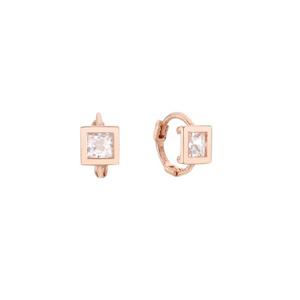 [GB] 데일리 베이직 사각 큐빅 귀찌 14K GOLD 귀걸이 LOFK1010G
