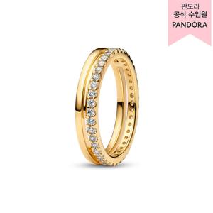 [판도라(주얼리)][백화점 보증서 제공] 더블 밴드 링 163799C01