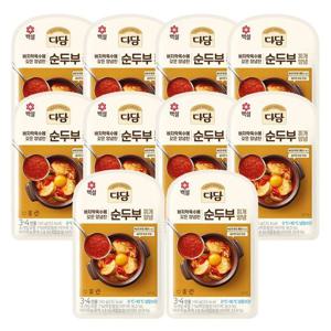 [CJ제일제당]백설 다담 순두부찌개양념 140g x10개