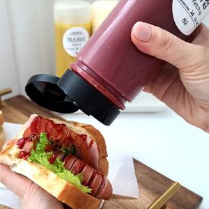 거꾸로 소스병(중) 500ml 뚜껑 소스통