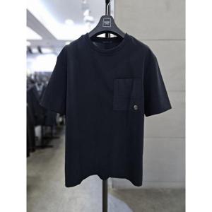 바쏘옴므 세이브존03 바쏘옴므 네이비 포켓 COOL매쉬 스판 반팔 티셔츠 WSAGY2KR98A