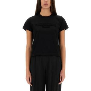 ALEXANDER WANG 엠보싱 로고 티셔츠 1CC1251991001