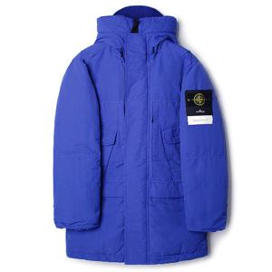 21FW 스톤 나슬란 후드 롱패딩 블루 751570333 V0043