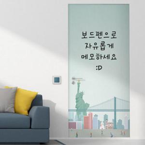 아트박스/꾸밈 ci030-칠판현관문시트지_빈티지유럽
