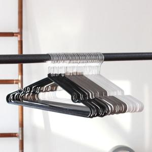 아트박스/가쯔 PVC 논슬립 철제옷걸이 50개