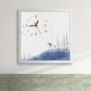 아트박스/꾸밈 iy167-밤 하늘의 별을 찾아 액자시계