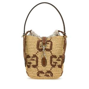 GUCCI 자수 라피아 미니 GG 버킷백 8162849AAGL 8782