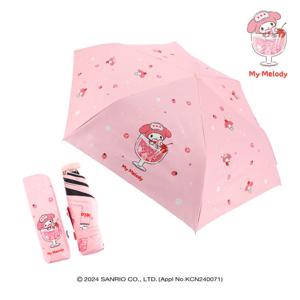마이멜로디 53 스파클링 암막코팅 3단 납작 우산 MUHKU30090 (핑크)