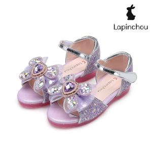 [트래드후스 - LAPINCHOU] 라팡슈 엘레나 레브 샌들 퍼플 글리터 LPSDL0M2PL