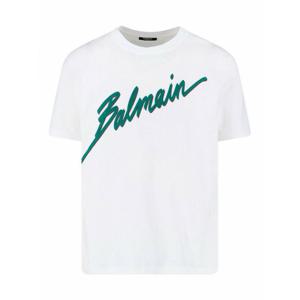 [BALMAIN] 라프리마 남성 티셔츠 로고 FH1EG000BC86GWM 화이트 /8