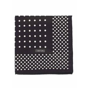 [TOMFORD] 라프리마 남성 Stoles Shawls 스카프 인 실크 A Pois SPR001S0144KB650 Brown /8
