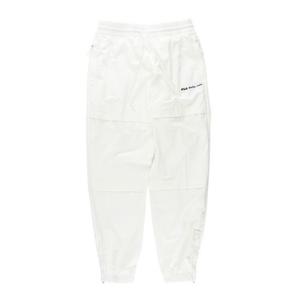 [휠라] 공용 오버핏 솔리드 우븐 조거 팬츠 화이트 FS2WPE2181X