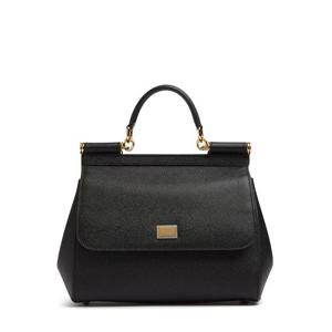 돌체앤가바나 Large Sicily Dauphine 가죽 백 82I-AOQ034