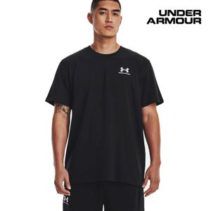 [언더아머(백)]남성 UA 로고 엠브로이더드 헤비웨이트 라운드 반팔 티셔츠 1373997-001
