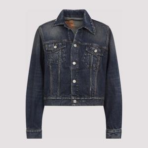 발렌시아가 오프숄더 데님 재킷 838699 TSW72 5002