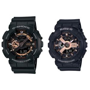G G 20 GA-110RG-1ABA-110RG-1A (카시오)CASIO 쇼크 베이비 페어 워치 디지털아날로그