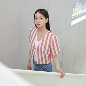 [에고이스트]포켓 브이넥 포인트 배색 자켓 (ER2WJ560)