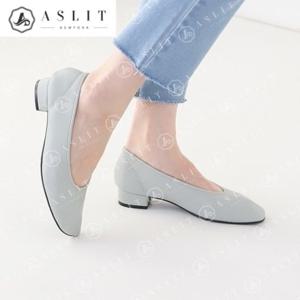 [애슬릿] 여성 사각코 데일리 단화 베이직 플랫 슈즈