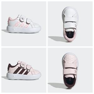 아디다스키즈 JR8130  JR8131 디즈니 미니 마우스 그랜드 코트 걸음마 신발 아동용 운동화 (130-160) HMDK